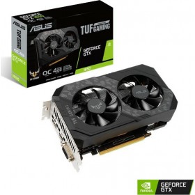 Asus GeForce GTX 1650 4GB GDDR6 TUF Gaming OC Κάρτα Γραφικών PCI-E x16 3.0 με HDMI και DisplayPortΚωδικός: 90YV0EZ2-M0NA00 