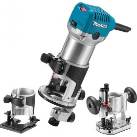 Makita RT0700CX2J Κάθετη Φρέζα 710W με Ρύθμιση Ταχύτητας