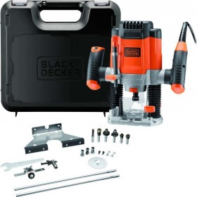 Black &amp Decker KW1200EKA Κάθετη Φρέζα 1200W με Ρύθμιση Ταχύτητας