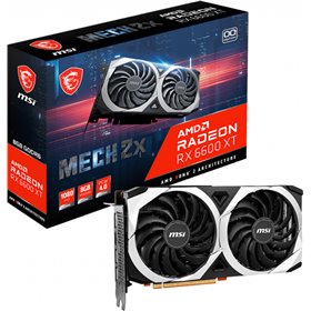 MSI Radeon RX 6600 XT 8GB GDDR6 Mech 2X OC Κάρτα Γραφικών PCI-E x16 4.0 με HDMI και 3 DisplayPortΚωδικός: V502-004R 