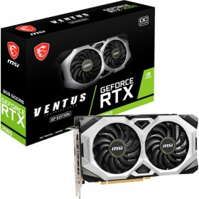 MSI GeForce RTX 2060 6GB GDDR6 Ventus GP OC Κάρτα Γραφικών PCI-E x16 3.0 με HDMI και 3 DisplayPortΚωδικός: V375-231R 