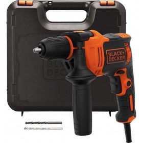 Black & Decker BEH550K Κρουστικό Δράπανο 550W με Θήκη Black & Decker BEH550K Κρουστικό Δράπανο 550W με Θήκη