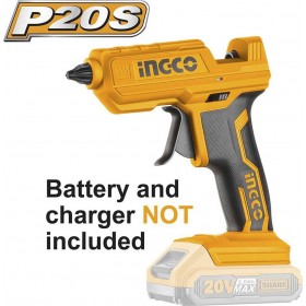 Ingco CGGLI2001 Πιστόλι Θερμοκόλλησης 20V Solo για Ράβδους Σιλικόνης 11.2mm Ingco CGGLI2001 Πιστόλι Θερμοκόλλησης 20V Solo για Ράβδους Σιλικόνης 11.2mm