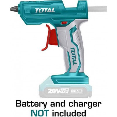 Total TGGLI2001 Πιστόλι Θερμοκόλλησης 20V Solo για Ράβδους Σιλικόνης 11mm