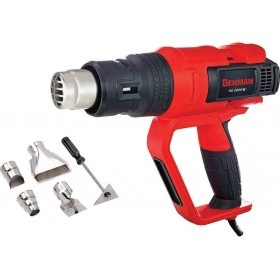 Benman HG 2000 W LCD Πιστόλι Θερμού Αέρα 2000W με Ρύθμιση Θερμοκρασίας εως και 650°C