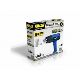 Kinzo 18228 Πιστόλι Θερμού Αέρα 1500W με Ρύθμιση Θερμοκρασίας εως και 495°C Kinzo 18228 Πιστόλι Θερμού Αέρα 1500W με Ρύθμιση Θερμοκρασίας εως και 495°C
