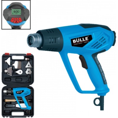 Bulle 63422 Πιστόλι Θερμού Αέρα 2000W με Ρύθμιση Θερμοκρασίας εως και 600°C