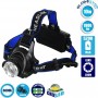 GloboStar Φακός Κεφαλής Επαναφορτιζόμενος Led 1800lm 05996