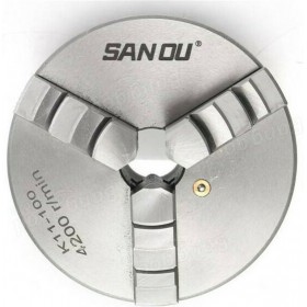 Sanou K11100 Τσοκ ∅100mm Με 3 Σιαγόνες Τόρνου