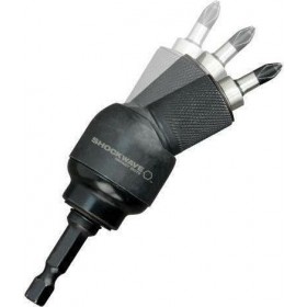 "Milwaukee 4932459781 Γωνιακό Τσοκ Εξάγωνο 1/4"" με 10 Μύτες" Milwaukee 4932459781 Γωνιακό Τσοκ Εξάγωνο 1/4" με 10 Μύτες