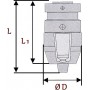 Sanou JQ011618 Τσοκ Ταχείας Βαρέως Τύπου B18 1.0mm-16mm