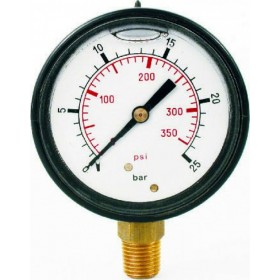 Unimac 21136 Μανόμετρο Γλυκερίνης Αεροσυμπιεστών με Κάτω Βόλτα Φ63