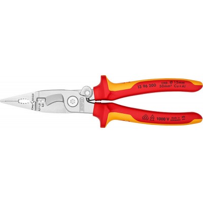 Knipex 1396200 Μαχαίρι Ηλεκτρολόγου με Ίσια Λάμα 200mm