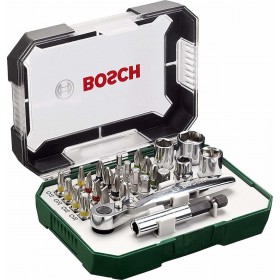 Bosch 2607017322 Καστάνια με Καρυδάκια 1\4" 26τμχ