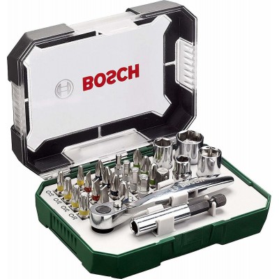 Bosch 2607017322 Καστάνια με Καρυδάκια 1\4" 26τμχ