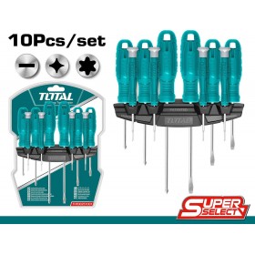Total THTDC251001 Σετ Κατσαβίδια 10τμχ